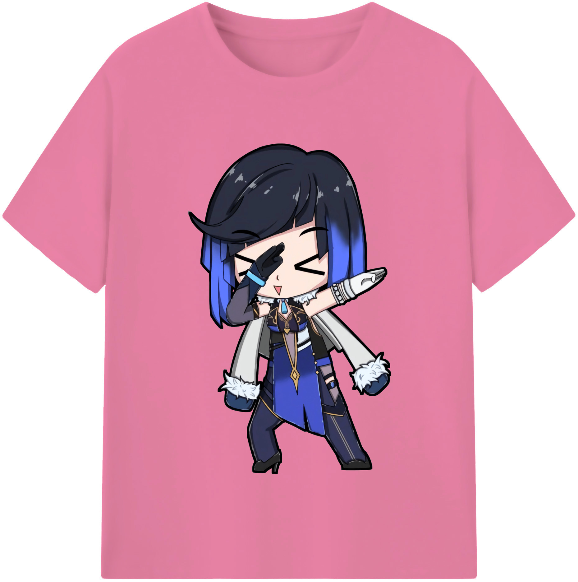 げんし神 夜兰 やらん genshin Yaran 綿100％半袖Tシャツ（フロントプリント）